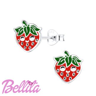 Bellita Παιδικά Σκουλαρίκια Κόκκινες Φράουλες