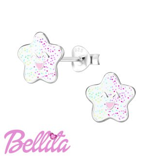 Bellita Παιδικά Σκουλαρίκια Αστεράκια Glitter