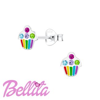 Bellita Παιδικά Σκουλαρίκια Rainbow Cupcakes