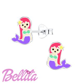 Bellita Παιδικά Σκουλαρίκια Γοργόνες Ariel
