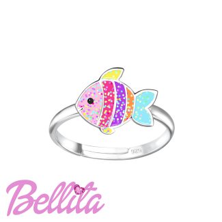 Bellita Παιδικό Δαχτυλίδι Ψαράκι Πολύχρωμο