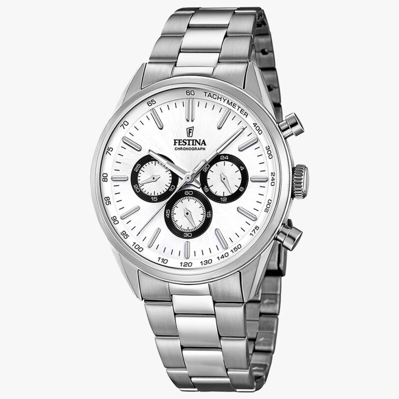 Ανδρικό Ρολόι Festina Chronograph Silver