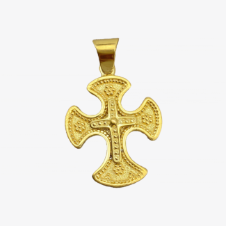 Χρυσός 14Κ ή 18Κ Βυζαντινός Σταυρός