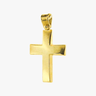 Ανδρικός Χρυσός Βαπτιστικός Σταυρός 14Κ ή 9Κ