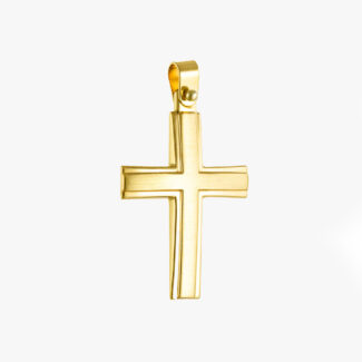 Ανδρικός Χρυσός Βαπτιστικός Σταυρός 14Κ ή 9Κ