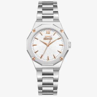 Γυναικείο Ρολόι Slazenger St. Steel Bracelet Polygonal