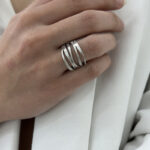 Ασημένιο 925 Δαχτυλίδι Πολύβερο Ματ