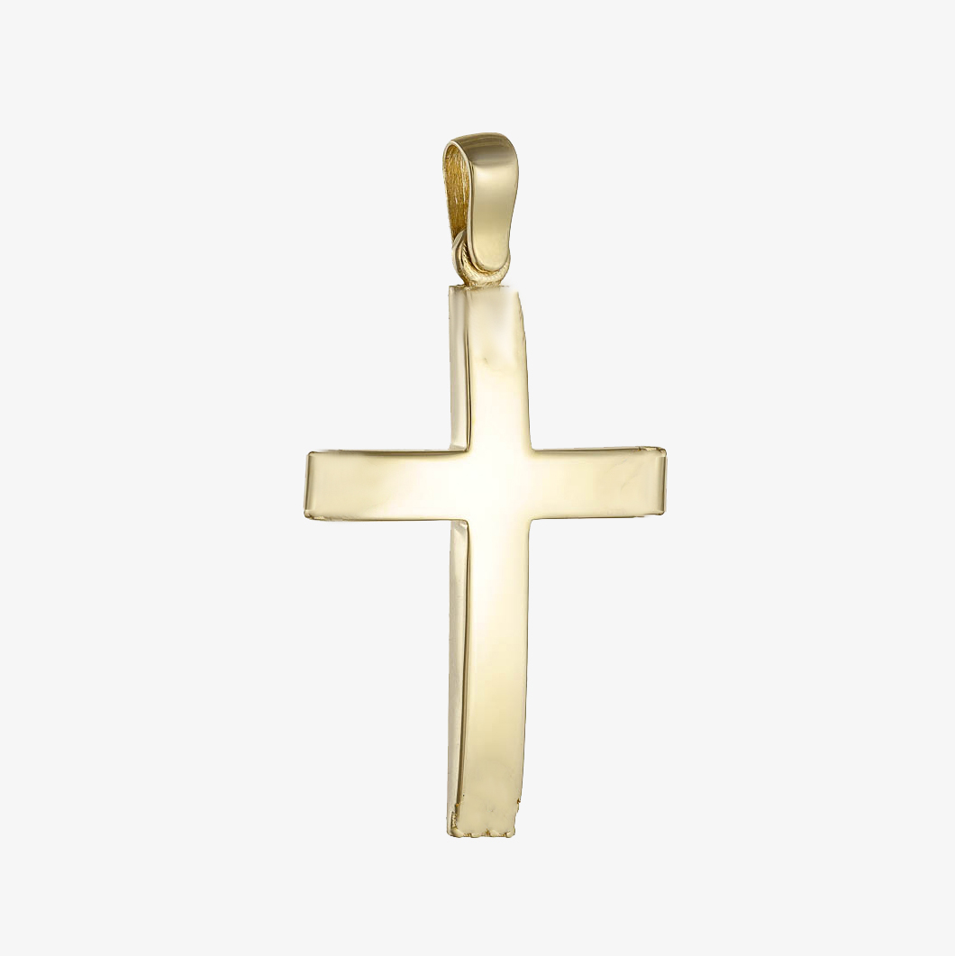 Χρυσός 9Κ Βαπτιστικός Σταυρός Χρυσός 9Κ Βαπτιστικός Σταυρός