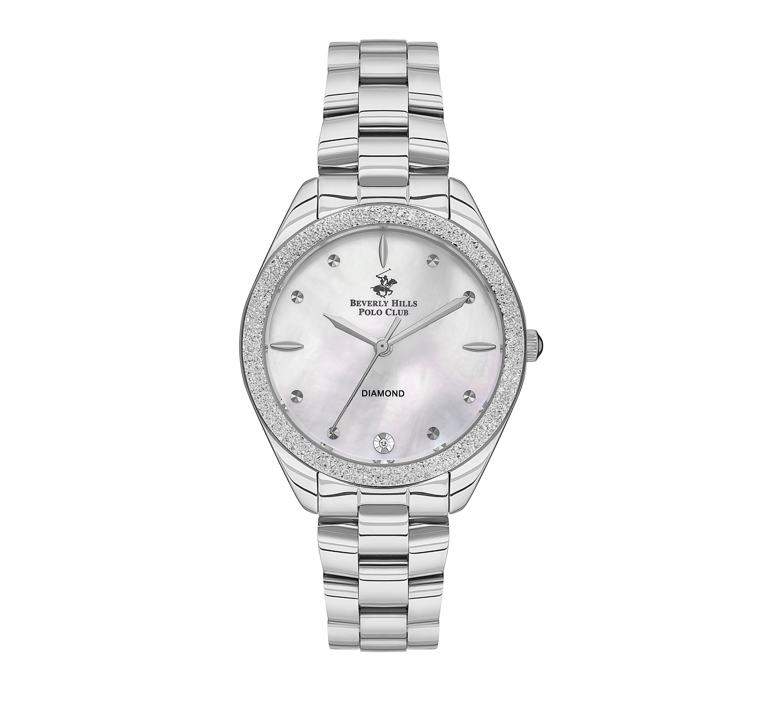 BP3564C.320 Γυναικείο Ρολόι Diamond Φίλντισι Beverly Hills Polo Club
