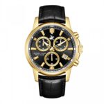 Χρυσό Ανδρικό Ρολόι BEVERLY HILLS POLO CLUB Dual Time