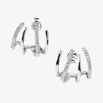 Ιδιαίτερα Σκουλαρίκια Μοντέρνα από Ασήμι 925