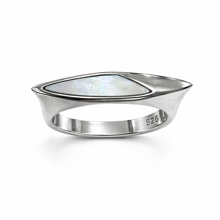 Γυναικείο Ασημένιο 925 Δαχτυλίδι με Φίλντισι Λεπτό