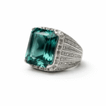 Ασημένιο 925 Γυναικείο Δαχτυλίδι με Χαλαζία και Μαρκασίτες