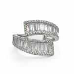 Ασημένιο 925 Ζιργκονάτο Ανοιχτό Γυναικείο Δαχτυλίδι