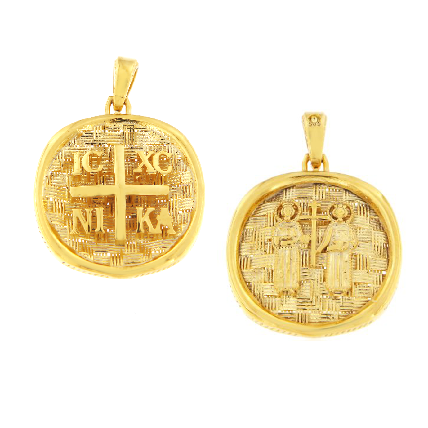 Κωνσταντινάτο Μενταγιόν Χρυσό Κ9 Unisex