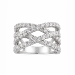 18Κ Λευκόχρυσο Δαχτυλίδι με Διαμάντια 0,95ct