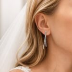 Ασημένια 925 Κρεμαστά Λεπτά Σκουλαρίκια