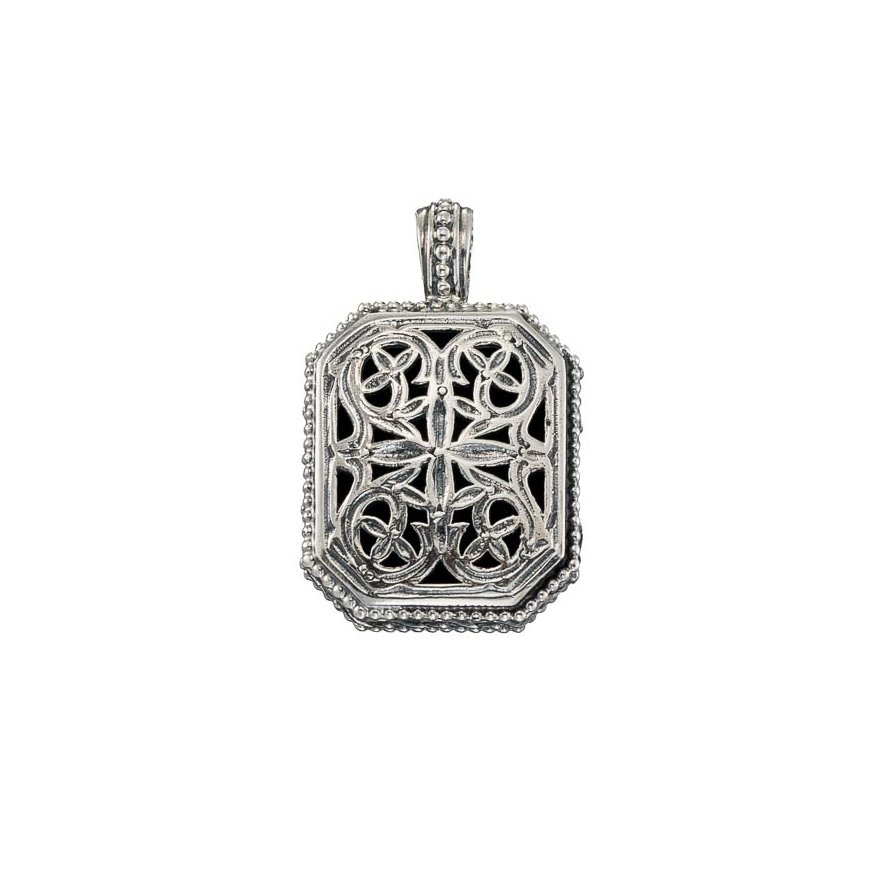 Gerochristo Garden Shadows Polygon Pendant in Sterling Silver Gerochristo Garden Shadows Polygon Pendant in Sterling Silver