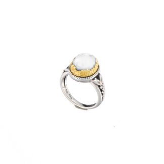 Gerochristo Dione Oval Ring Mother of Pearl n.52
