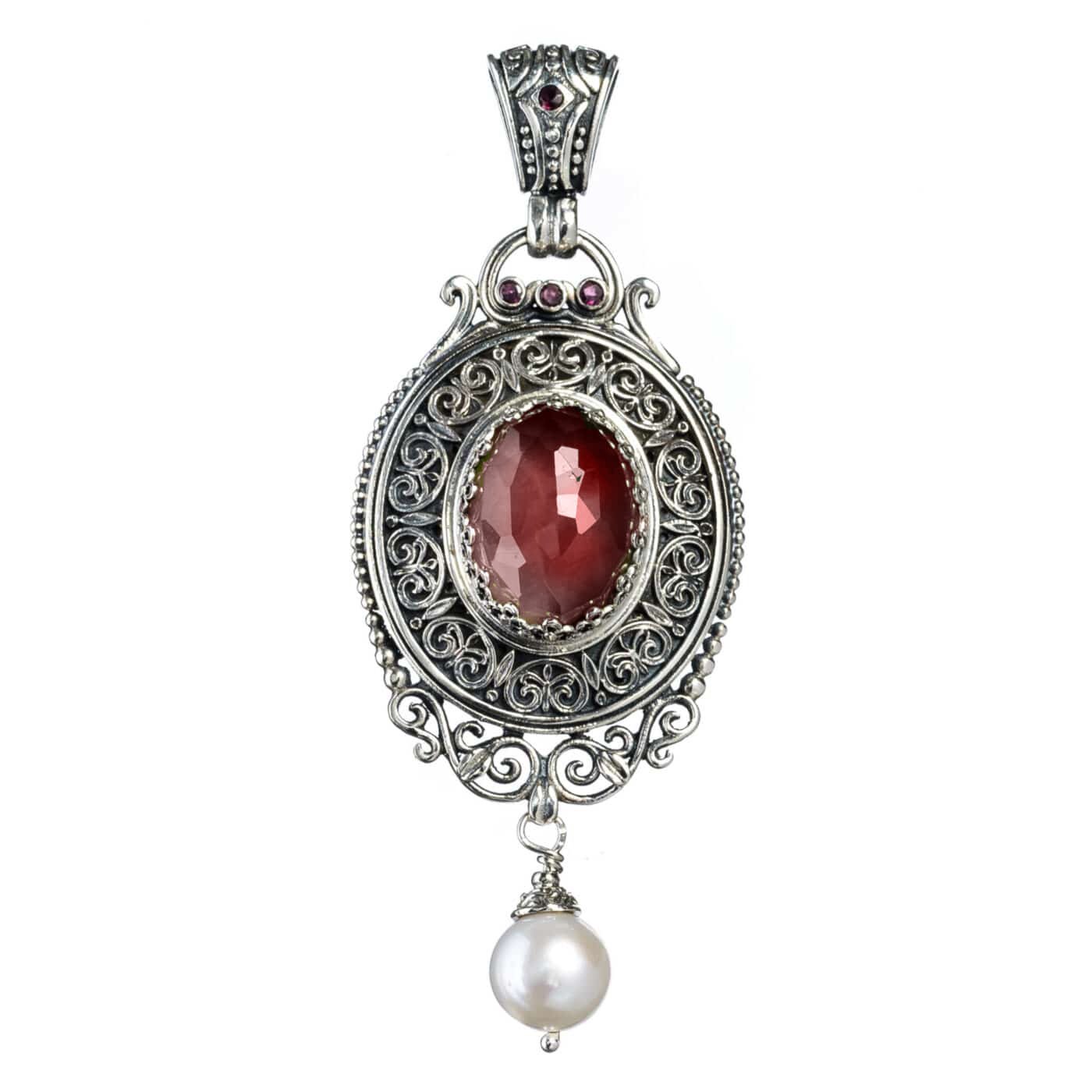 Gerochristo Aegean colors pendant in Sterling Silver Gerochristo Aegean colors pendant in Sterling Silver
