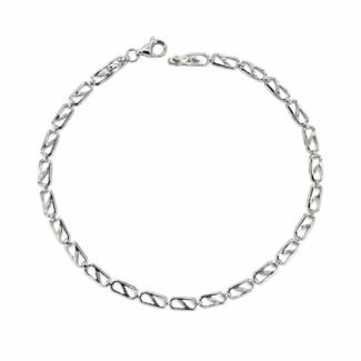 Λευκόχρυσή 9Κ Αλυσίδα Χεριού Unisex