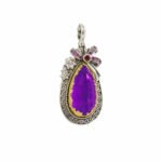 Gerochristo Dione Teardrop pendant in Sterling Silver